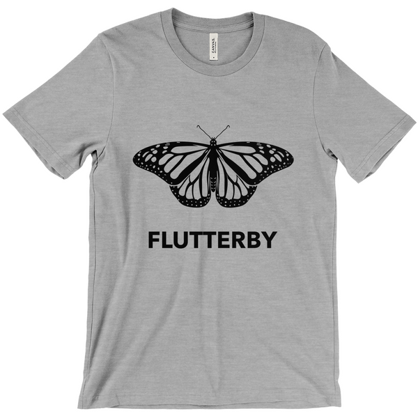 Flutterby Butterfly T-Shirt - Butterfly lovers Butterfly gift