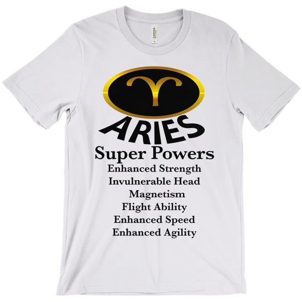 Aries Super Power T-Shirt - Zodiac Shirt - ObsessionUnlimited - Unique Products