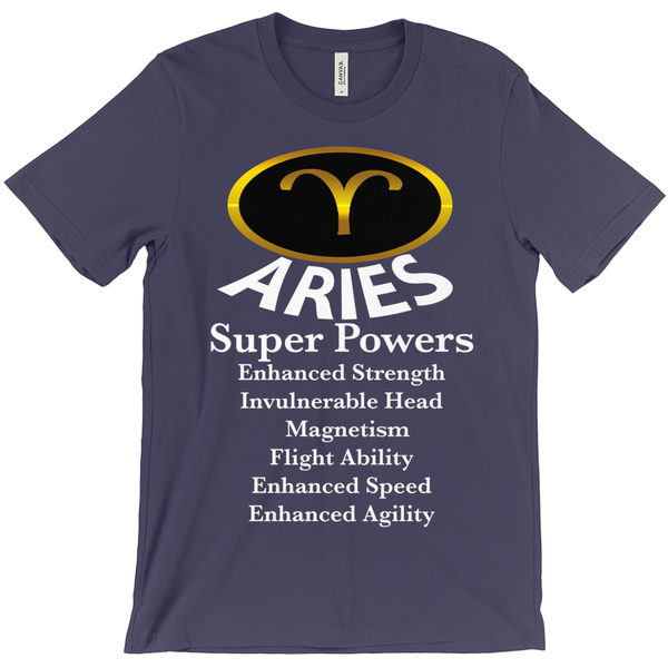 Aries Super Power T-Shirt - Zodiac Shirt - ObsessionUnlimited - Unique Products