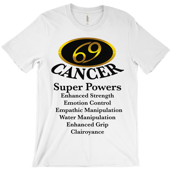 Cancer Super Power T-Shirt - Zodiac Shirt - ObsessionUnlimited - Unique Products