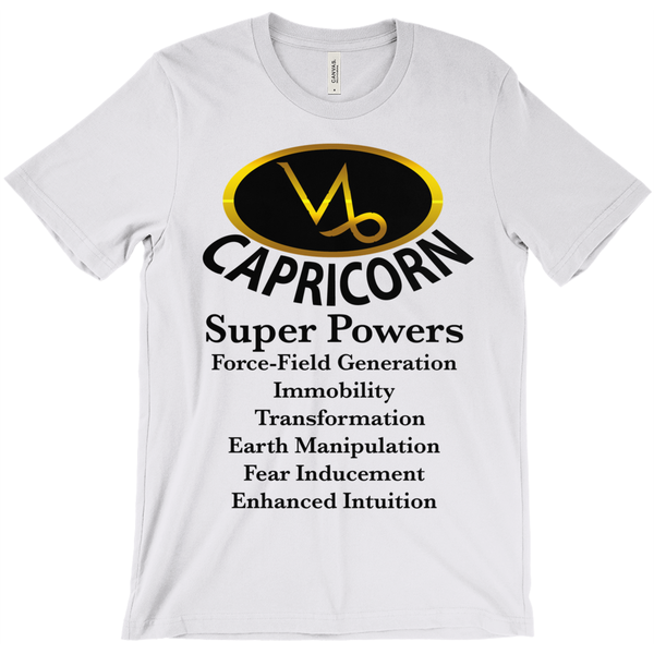 Capricorn Super Power T-Shirt - Zodiac Shirt - ObsessionUnlimited - Unique Products