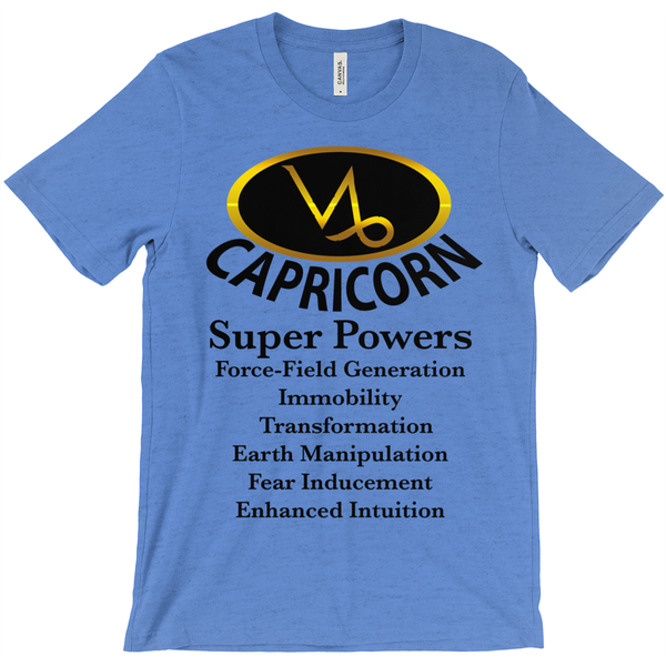 Capricorn Super Power T-Shirt - Zodiac Shirt - ObsessionUnlimited - Unique Products