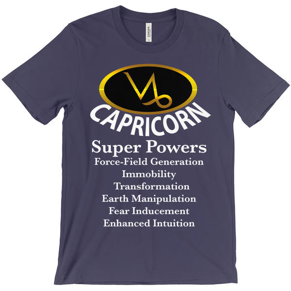 Capricorn Super Power T-Shirt - Zodiac Shirt - ObsessionUnlimited - Unique Products