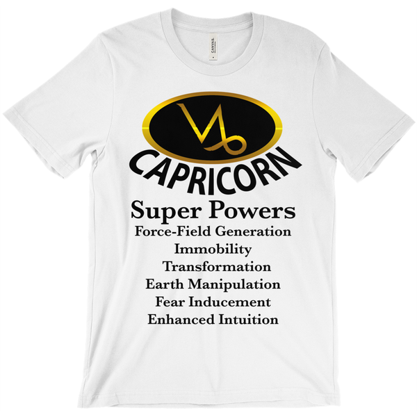 Capricorn Super Power T-Shirt - Zodiac Shirt - ObsessionUnlimited - Unique Products