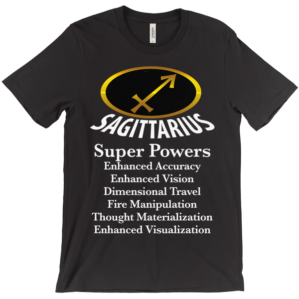 Sagittarius Super Power T-Shirt - Zodiac Shirt - ObsessionUnlimited - Unique Products