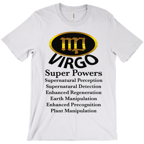 Virgo Super Power T-Shirt - Zodiac Shirt - ObsessionUnlimited - Unique Products