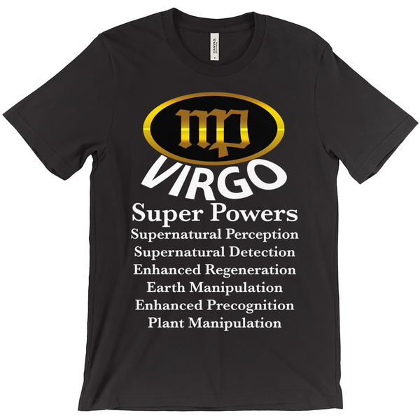 Virgo Super Power T-Shirt - Zodiac Shirt - ObsessionUnlimited - Unique Products