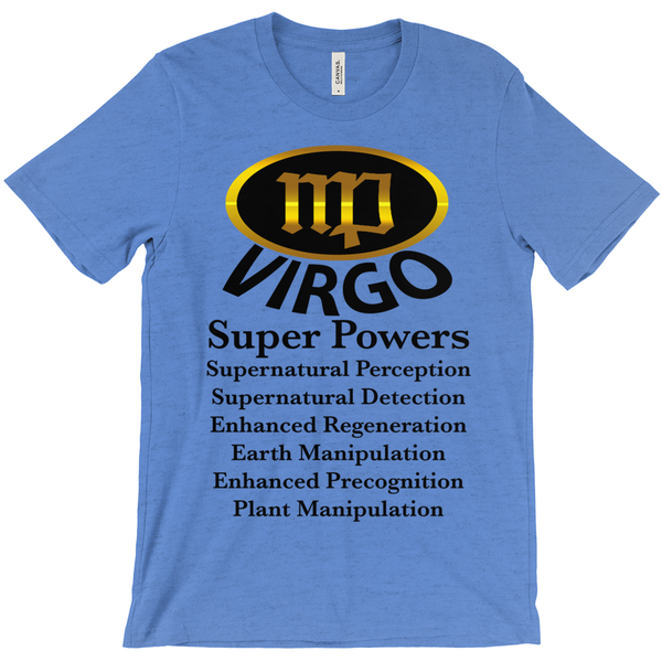 Virgo Super Power T-Shirt - Zodiac Shirt - ObsessionUnlimited - Unique Products