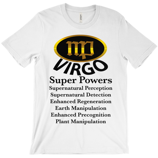 Virgo Super Power T-Shirt - Zodiac Shirt - ObsessionUnlimited - Unique Products