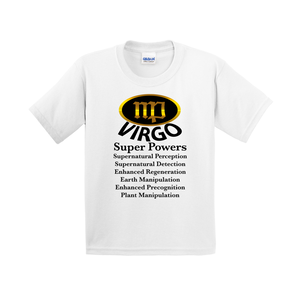 Zodiac Superpowers Shirt for Virgo Kids - Youth Sizes