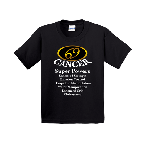 Zodiac Superpowers Shirt for Cancer Kids - Youth Sizes