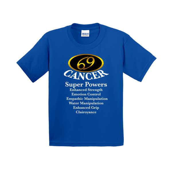 Zodiac Superpowers Shirt for Cancer Kids - Youth Sizes