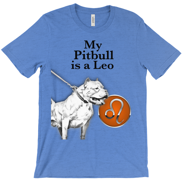 My Pit bull is a Leo T-Shirts