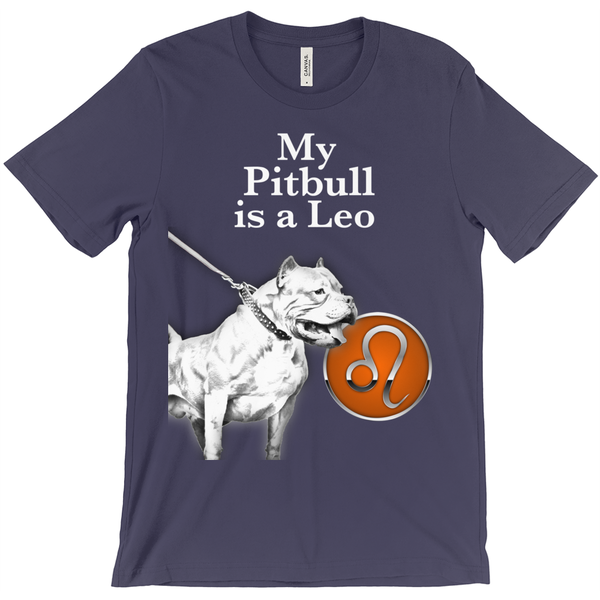 My Pit bull is a Leo T-Shirts