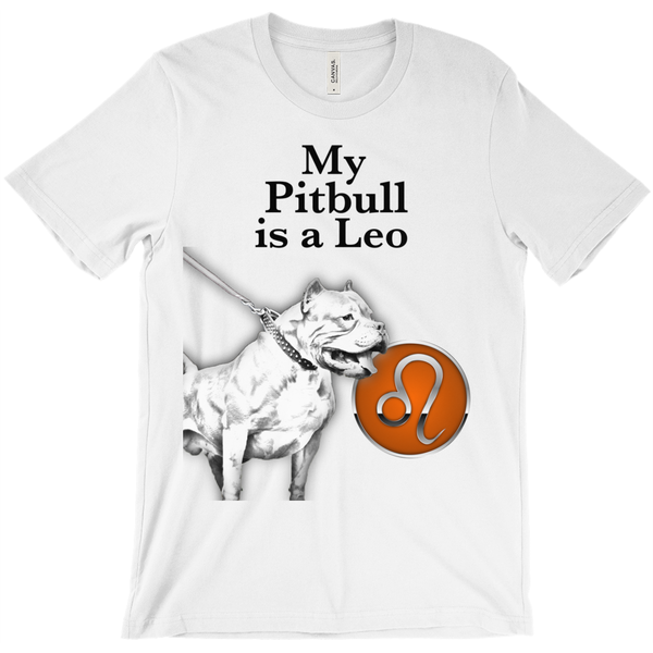 My Pit bull is a Leo T-Shirts