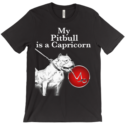 My Pitbull Is A Capricorn T-Shirts