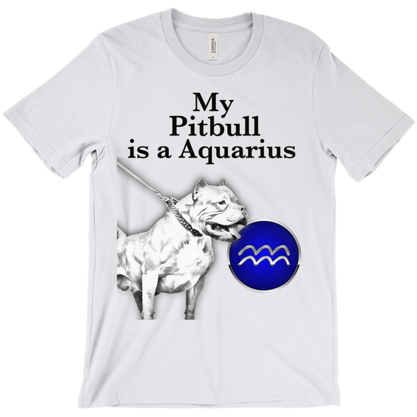 My Pitbull Is An Aquarius T-Shirts