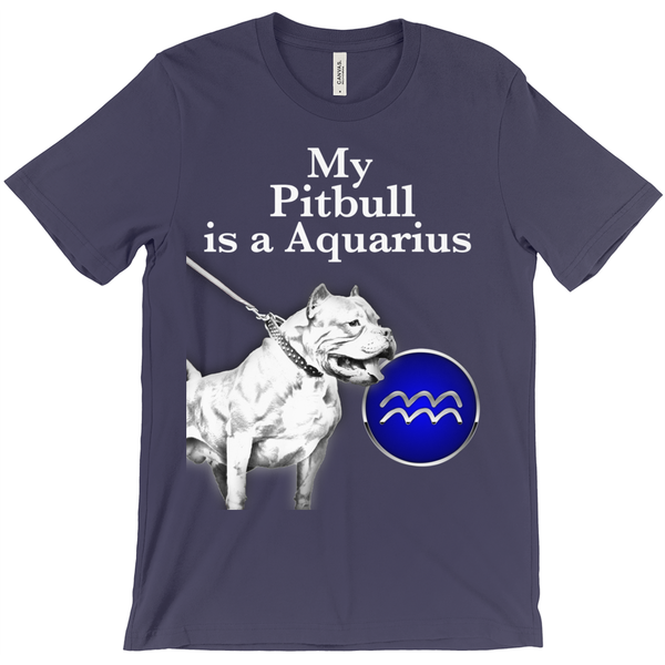 My Pitbull Is An Aquarius T-Shirts