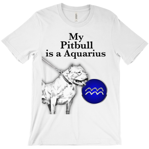 My Pitbull Is An Aquarius T-Shirts