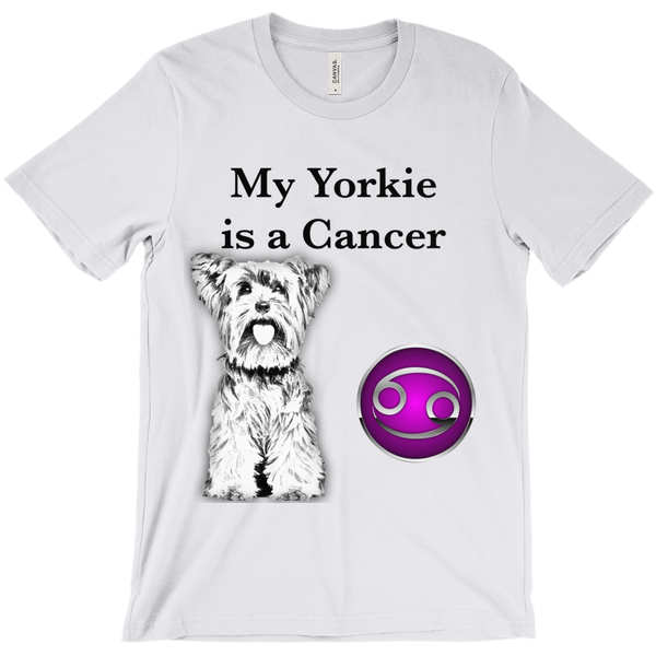 My Yorkie Is A Cancer T-Shirt