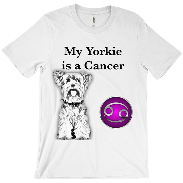 My Yorkie Is A Cancer T-Shirt