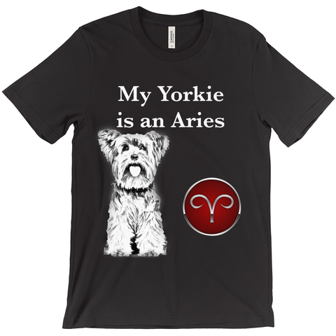 My Yorkie Is An Aries T-Shirt