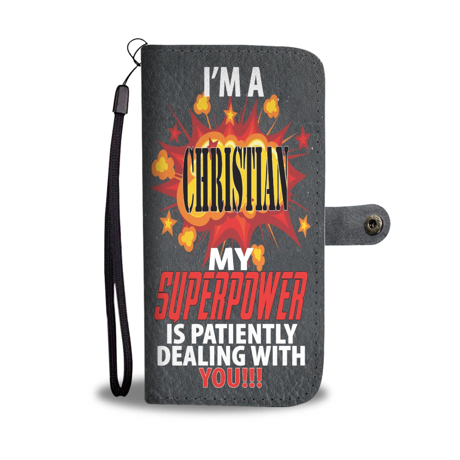 Super Christian Phone Wallet Case