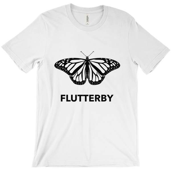 Flutterby Butterfly T-Shirt - Butterfly lovers Butterfly gift