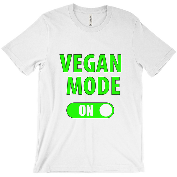 Vegan Mode On T-Shirt - Healthy Shirt - No Meat Shirt - Shirt for Vegans