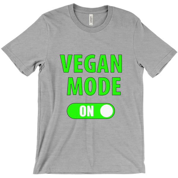 Vegan Mode On T-Shirt - Healthy Shirt - No Meat Shirt - Shirt for Vegans