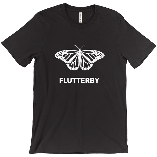 Flutterby Butterfly T-Shirt - Butterfly lovers Butterfly gift