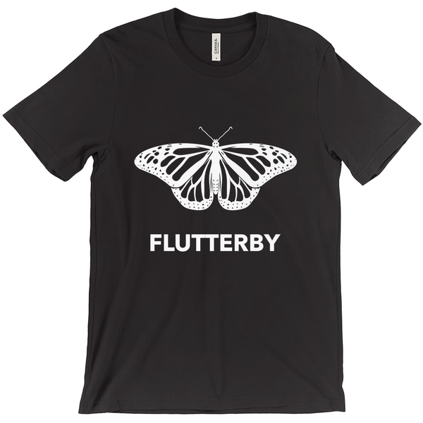 Flutterby Butterfly T-Shirt - Butterfly lovers Butterfly gift