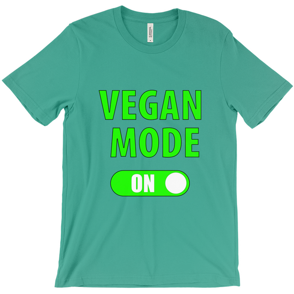 Vegan Mode On T-Shirt - Healthy Shirt - No Meat Shirt - Shirt for Vegans